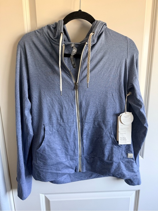 Vuori Jackets & Blazers - Vuori Halo Performance Hoodie 2.0 Jacket in Blue Quartz